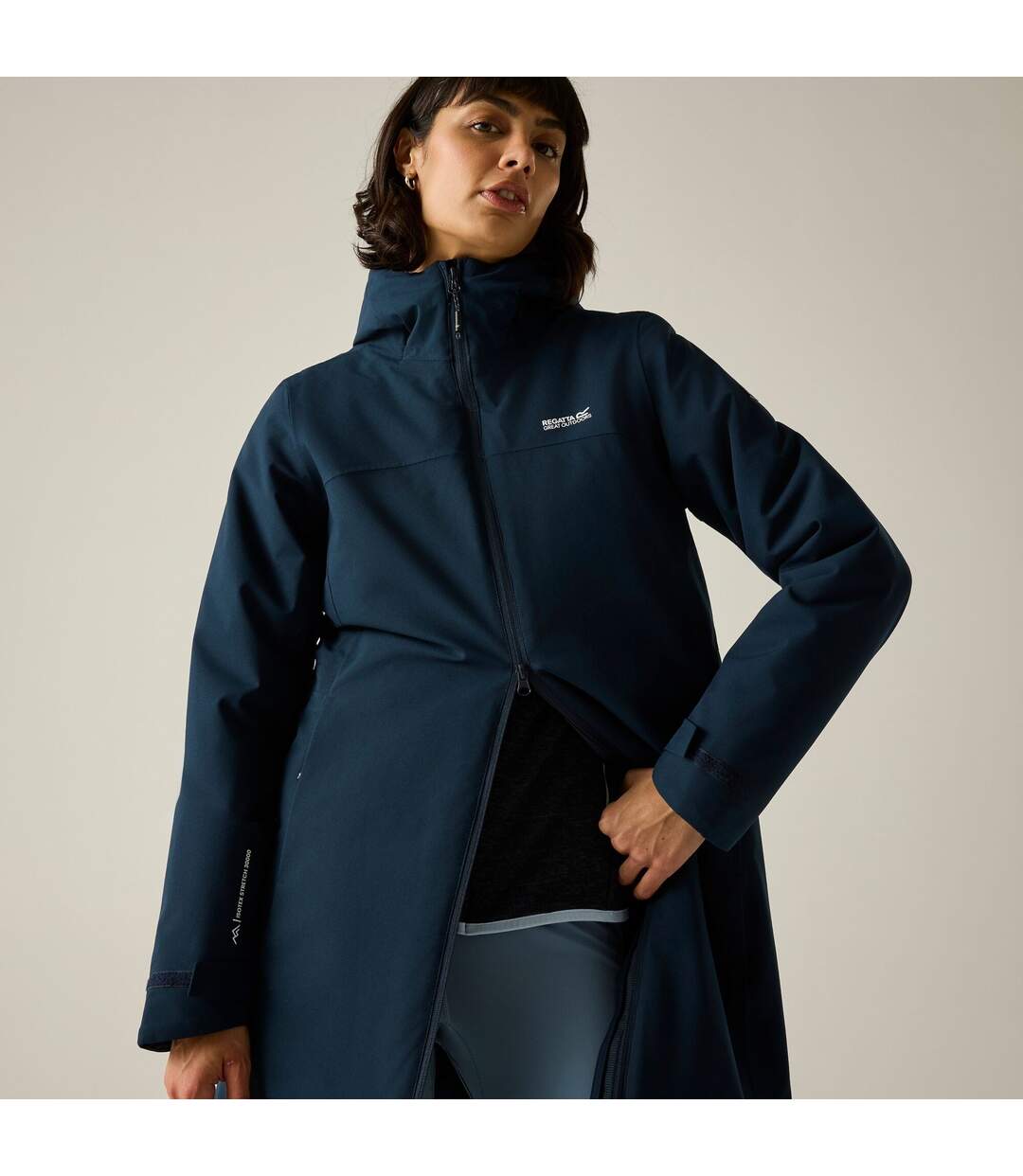 Womens/ladies Taline Insulated Waterproof Jacket Navy Regatta-4