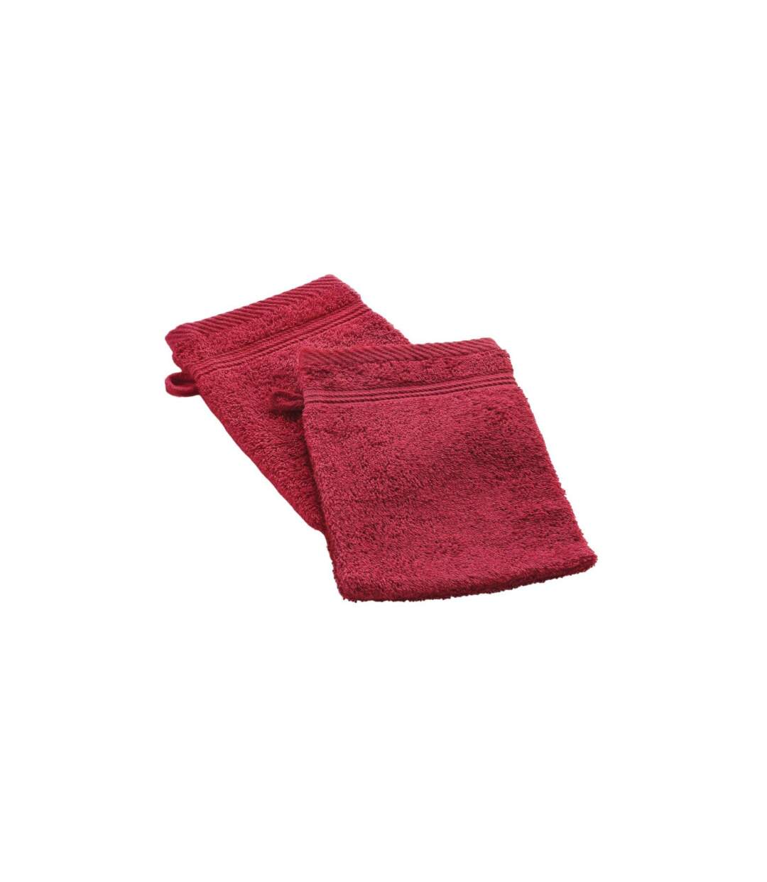 Lot de 2 Gants de Toilette Tendresse 15x21cm Rubis