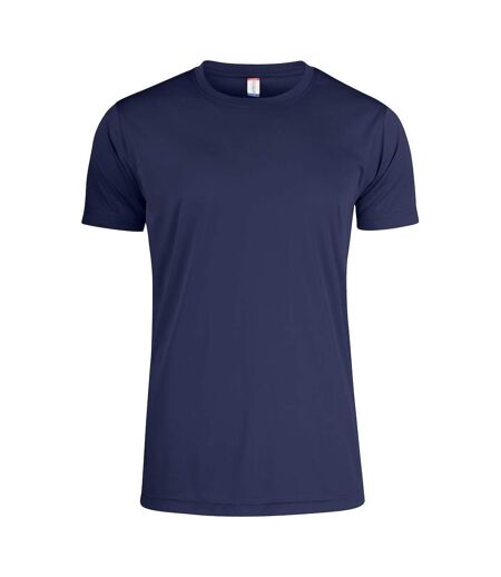 T-shirt Homme Bleu Marine Foncé Clique