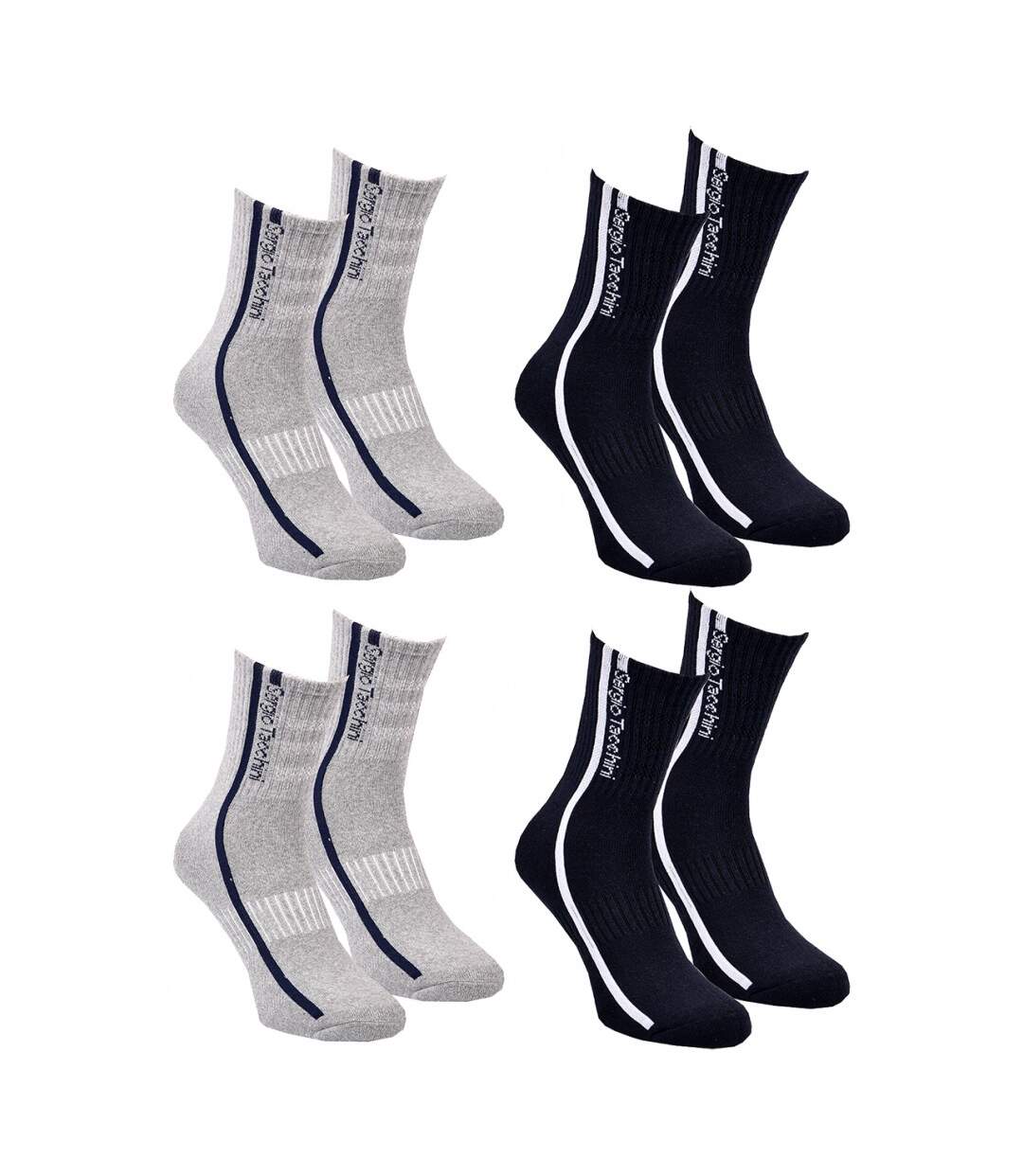 Chaussettes QUARTER SERGIO TACCHINI Lot de 4 Paires-2