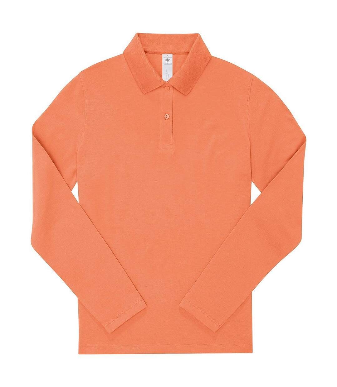 Polo manches longues- Femme - PW464 - orange corail-2