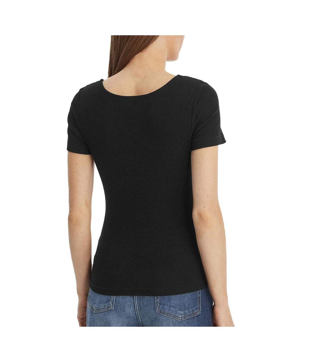 T-shirt noir femme morgan damour-2