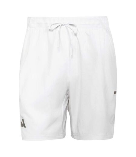 Mens Wimbledon Drawstring Waist Tennis Shorts White Adidas