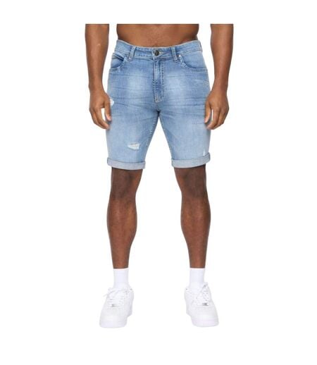 Short Style Griffure Riptrey Abraised Homme Bleu Clair Crosshatch