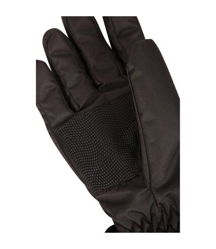 Womens/ladies isotherm waterproof ski gloves black Mountain Warehouse