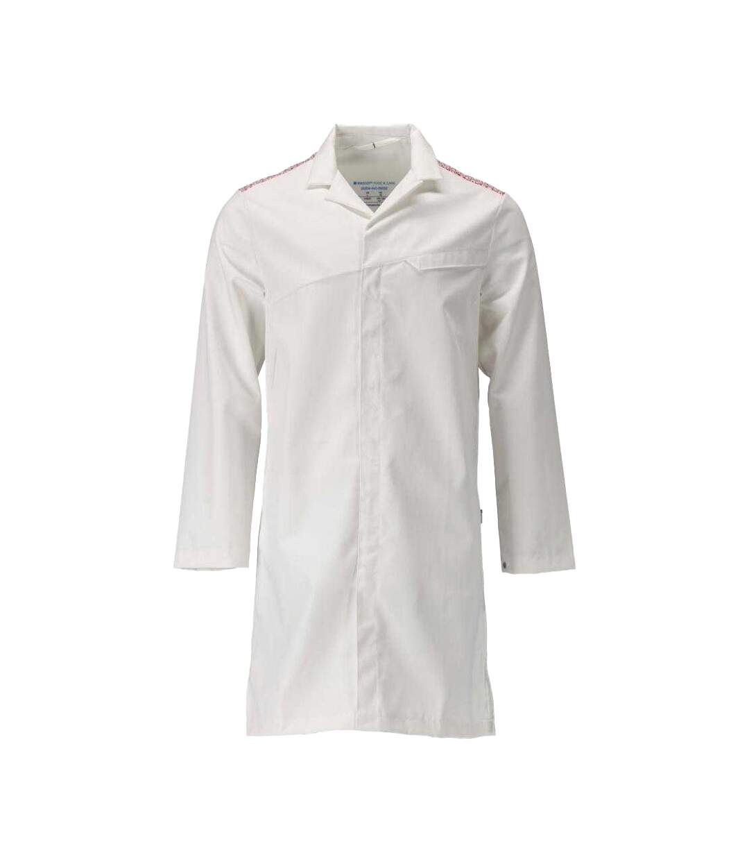 Manteau Smock Food & Care 2xl Blanc Rouge Trafic Mascot-1