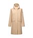 Veste Imperméable Longue Et Unie À Capuche Et Taille Ajustable Ramona Femme Beige Regatta-2