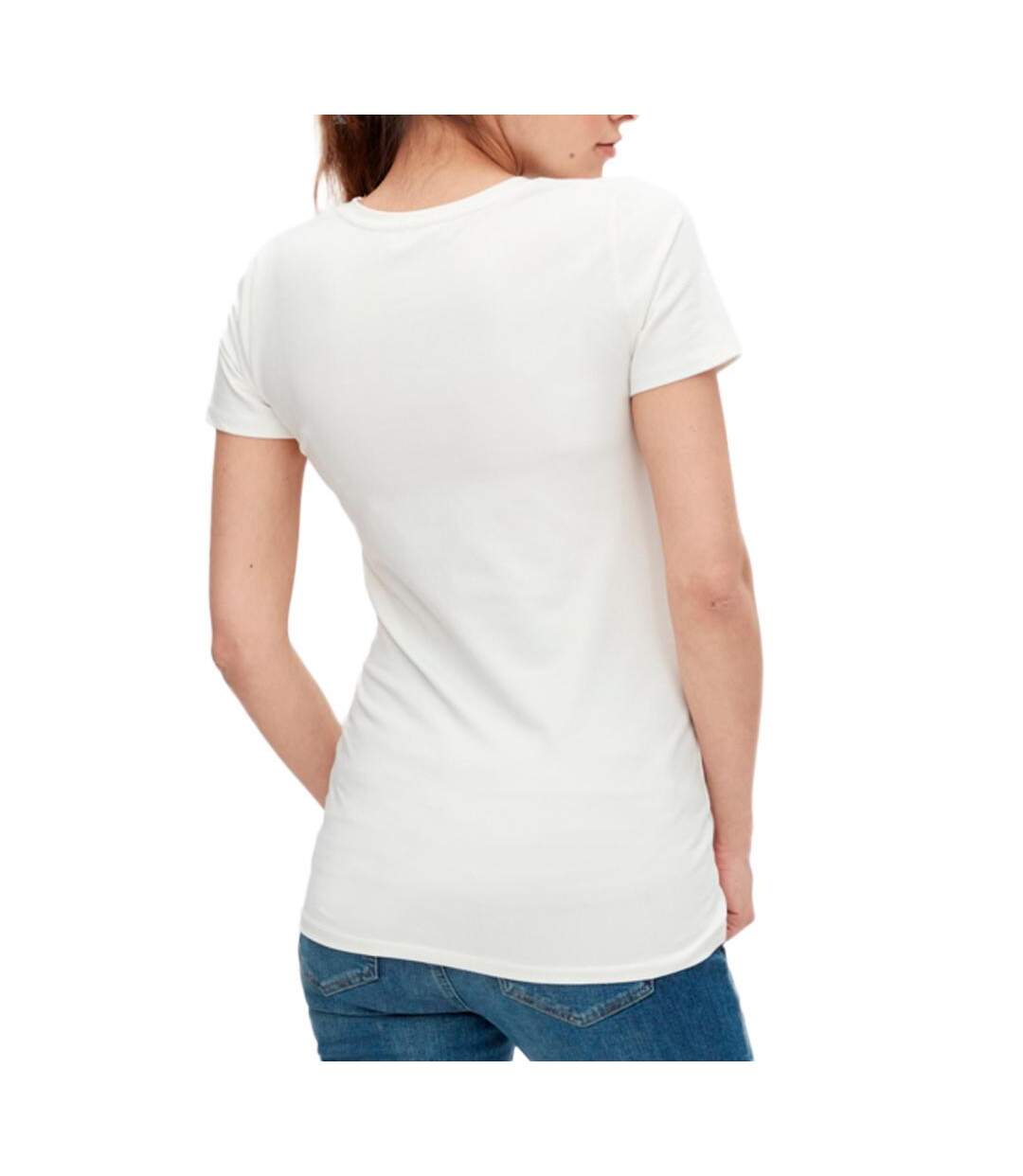 T-shirt Blanc Femme Mamalicious Welcome - L