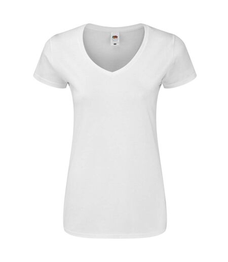 T-shirt Iconic Femme Blanc Fruit Of The Loom