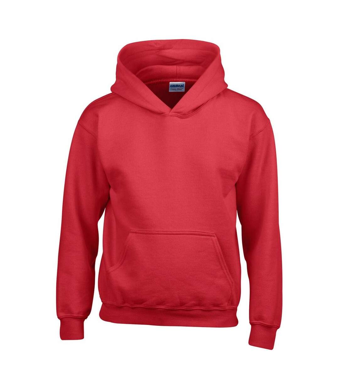 Sweat à capuche unisexe rouge Gildan-1