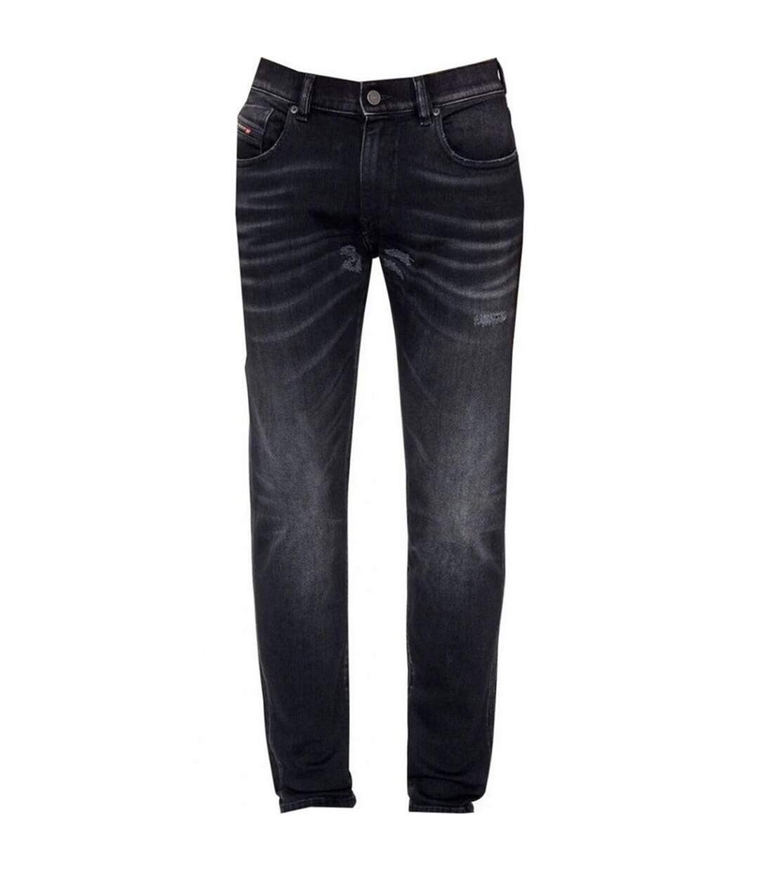 Jean Motif Déchiré D-strukt Homme Noir Diesel-1