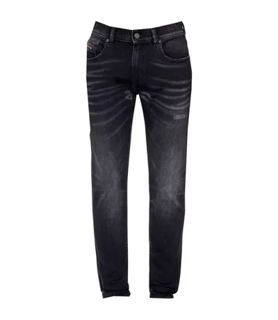 Jean Motif Déchiré D-strukt Homme Noir Diesel