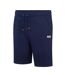 Mens Cotton Blend Sweat Shorts Navy SoulCal-3