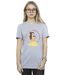 Disney - T-shirt BEAUTY AND THE BEAST I'D RATHER BE READING - Femme (Gris chiné) - UTBI14324-2