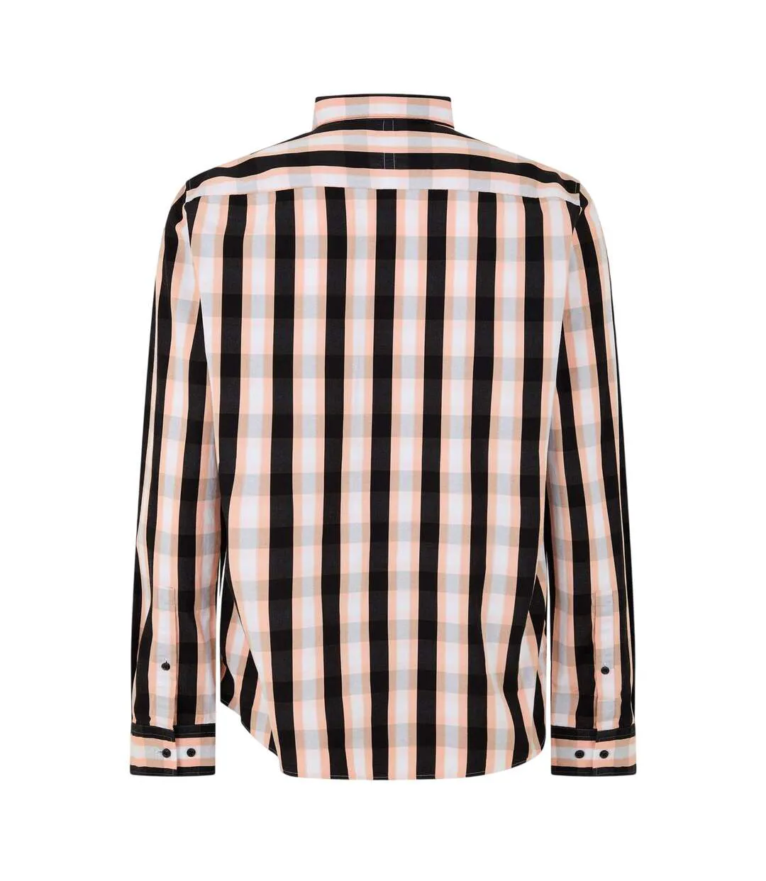 Chemise Motif/style À Rayures Homme Rouge Noir Blanc Hugo-2
