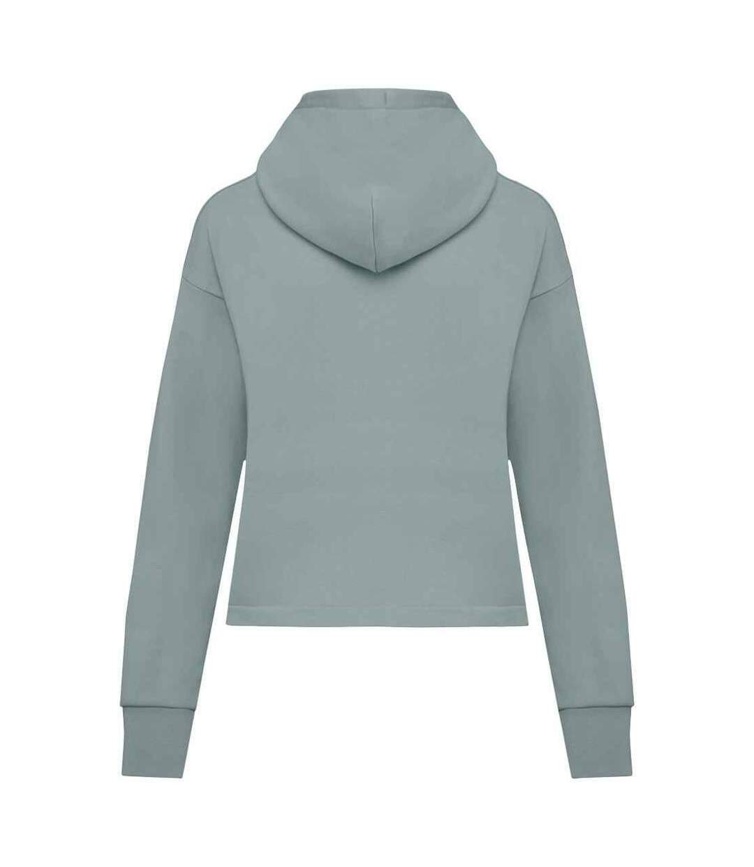 Womens/ladies full zip hoodie jade green Native Spirit-2