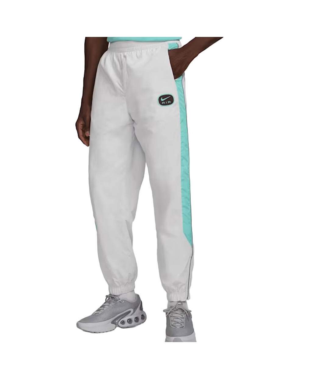 Jogging gris clair/turquoise homme nike nsw sw-1