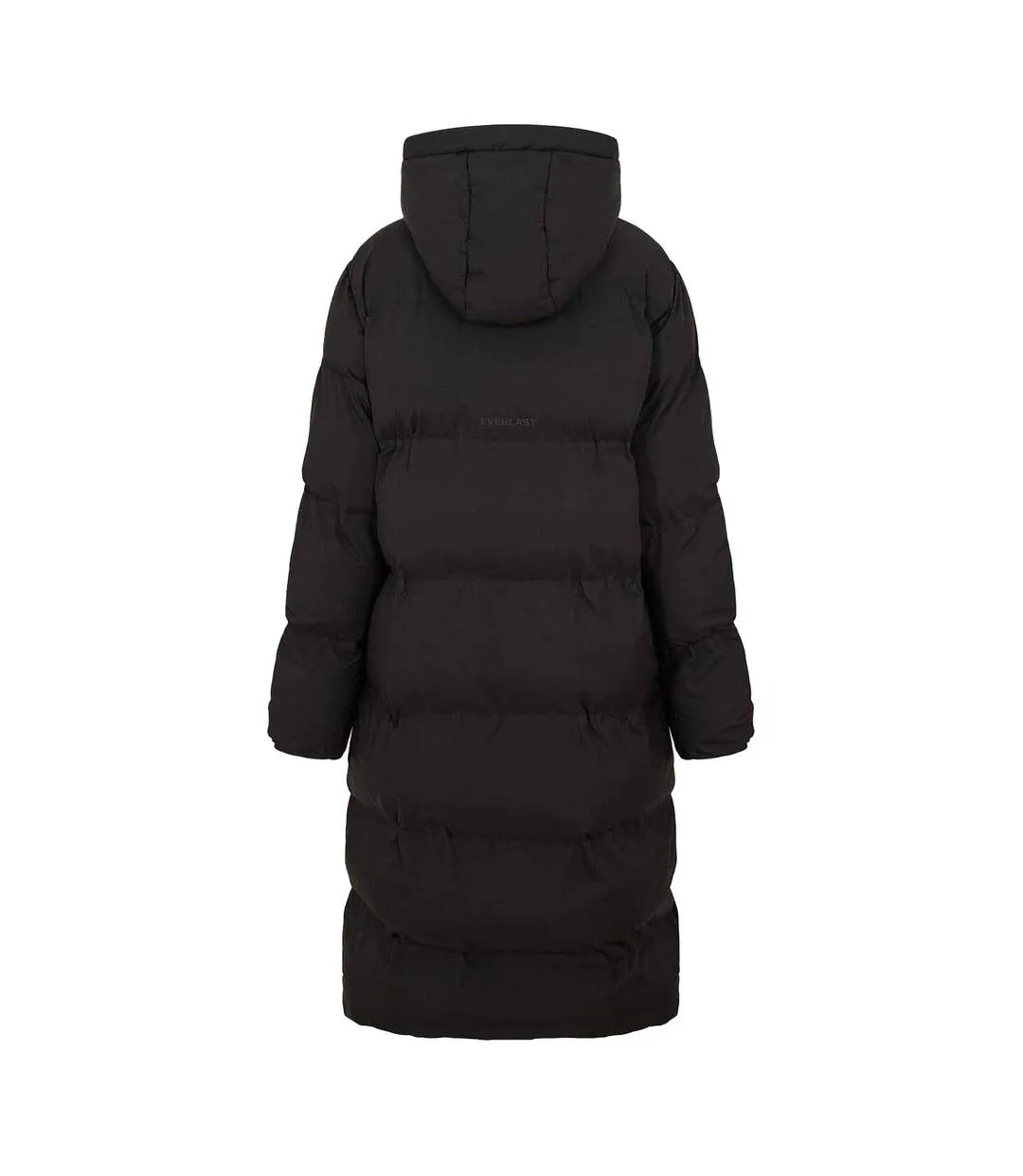 Womens/ladies Puffer Jacket Black Everlast-2