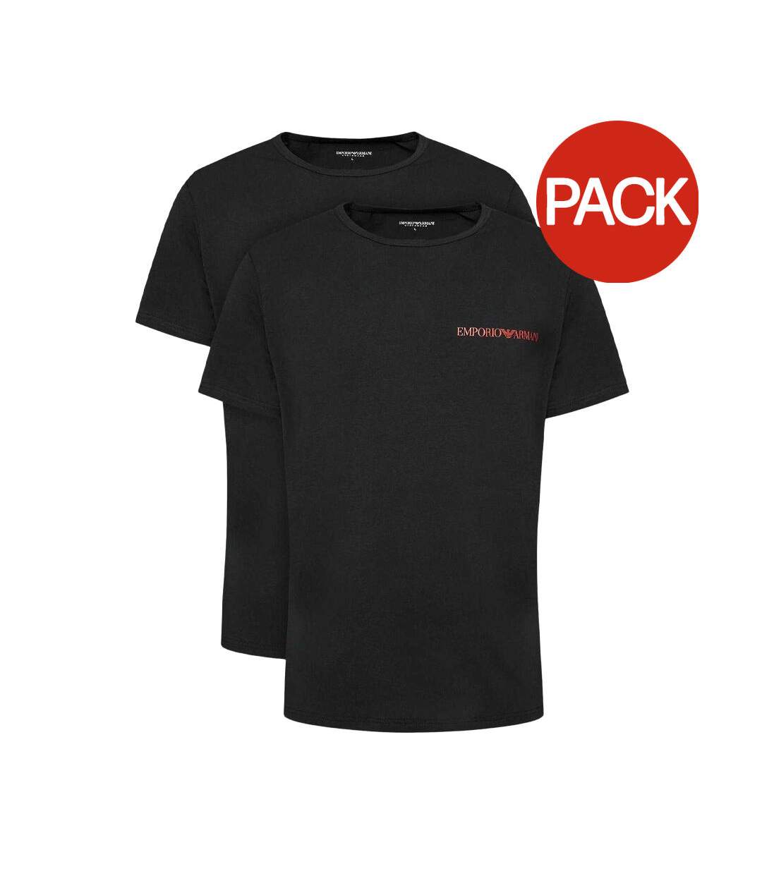 T-shirts Homme Noir Emporio Armani-1