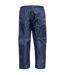 Mens d555 elba packaway kingsize over trousers navy Duke-2
