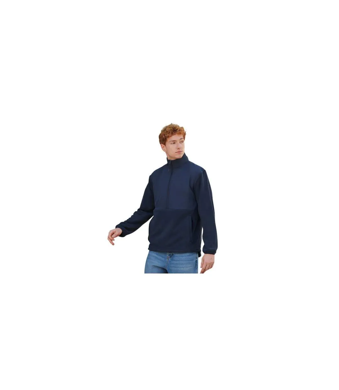 Pull Homme Bleu Marine Front Row-1