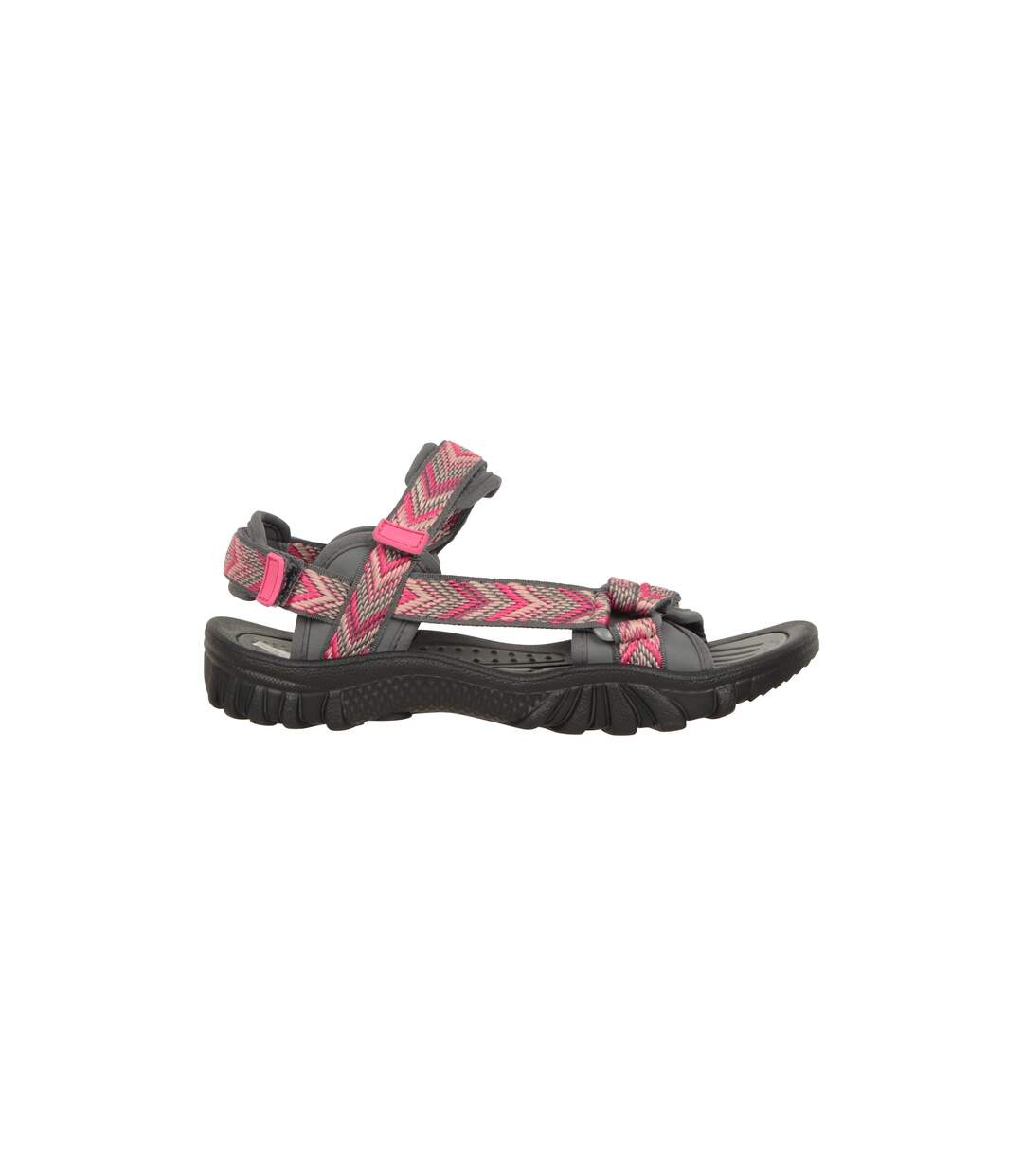 Womens/ladies cyprus chevron sandals dark pink Mountain Warehouse