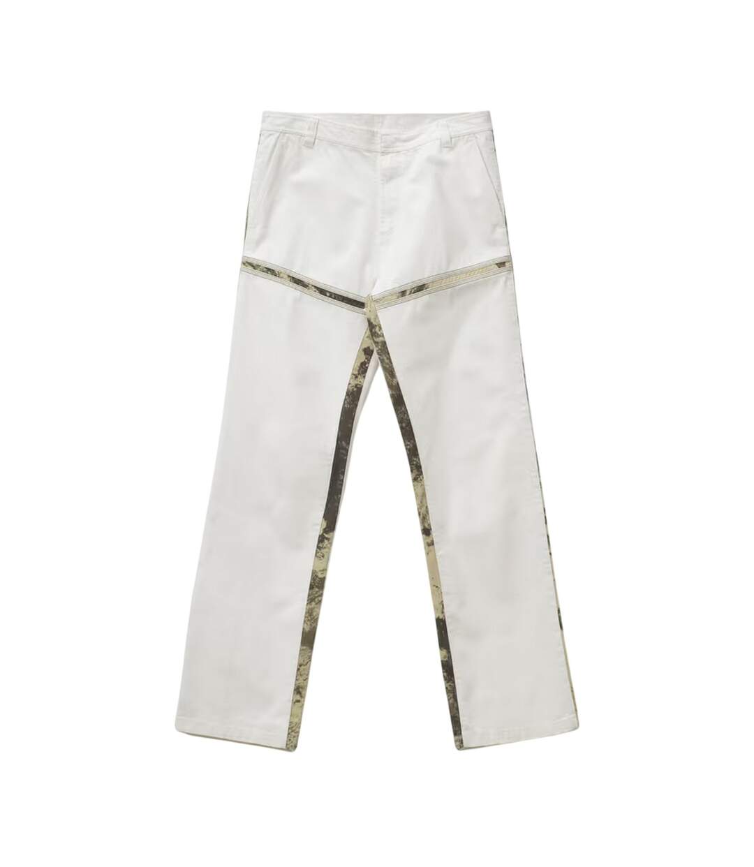 Mens Mich Camo Block Zip-off Relaxed Fit Trousers Grey Diesel-1