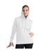 Sweatshirt Uni À Capuche Femme Blanc SG-1