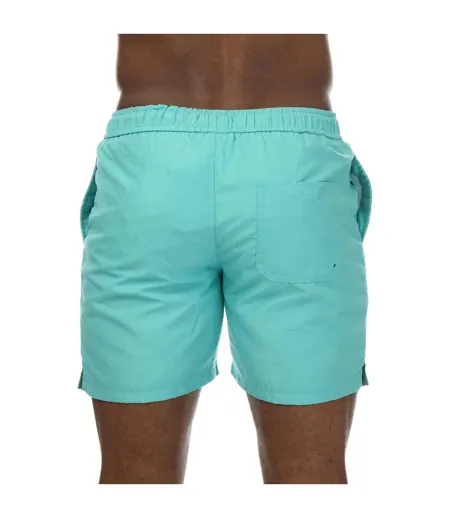 Mens Owen Swimming Swim Shorts Green Farah
