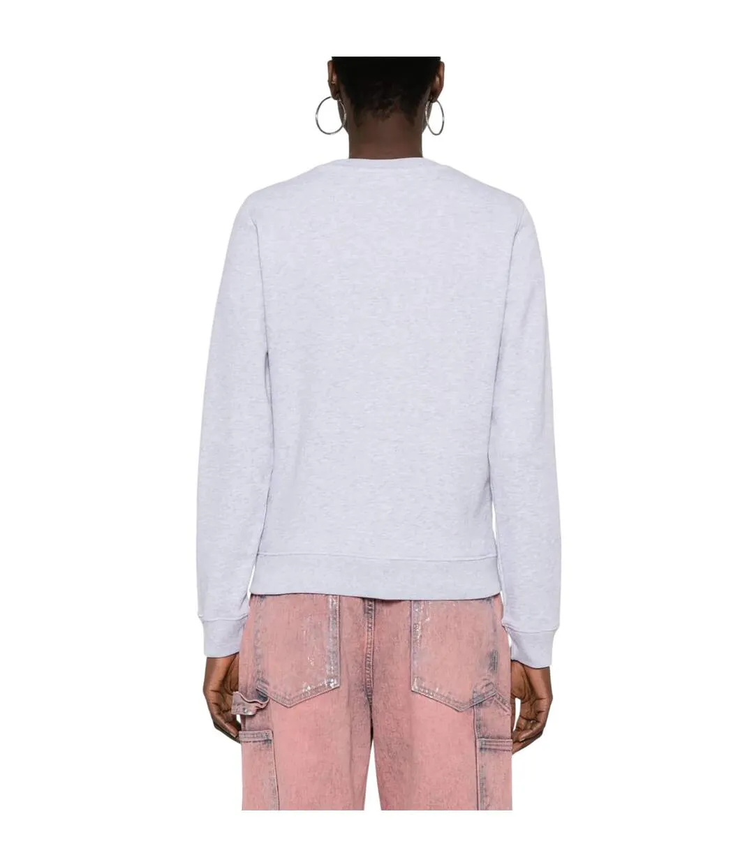 Sweat Motif/style Logo Femme Gris Maison Kitsuné-2