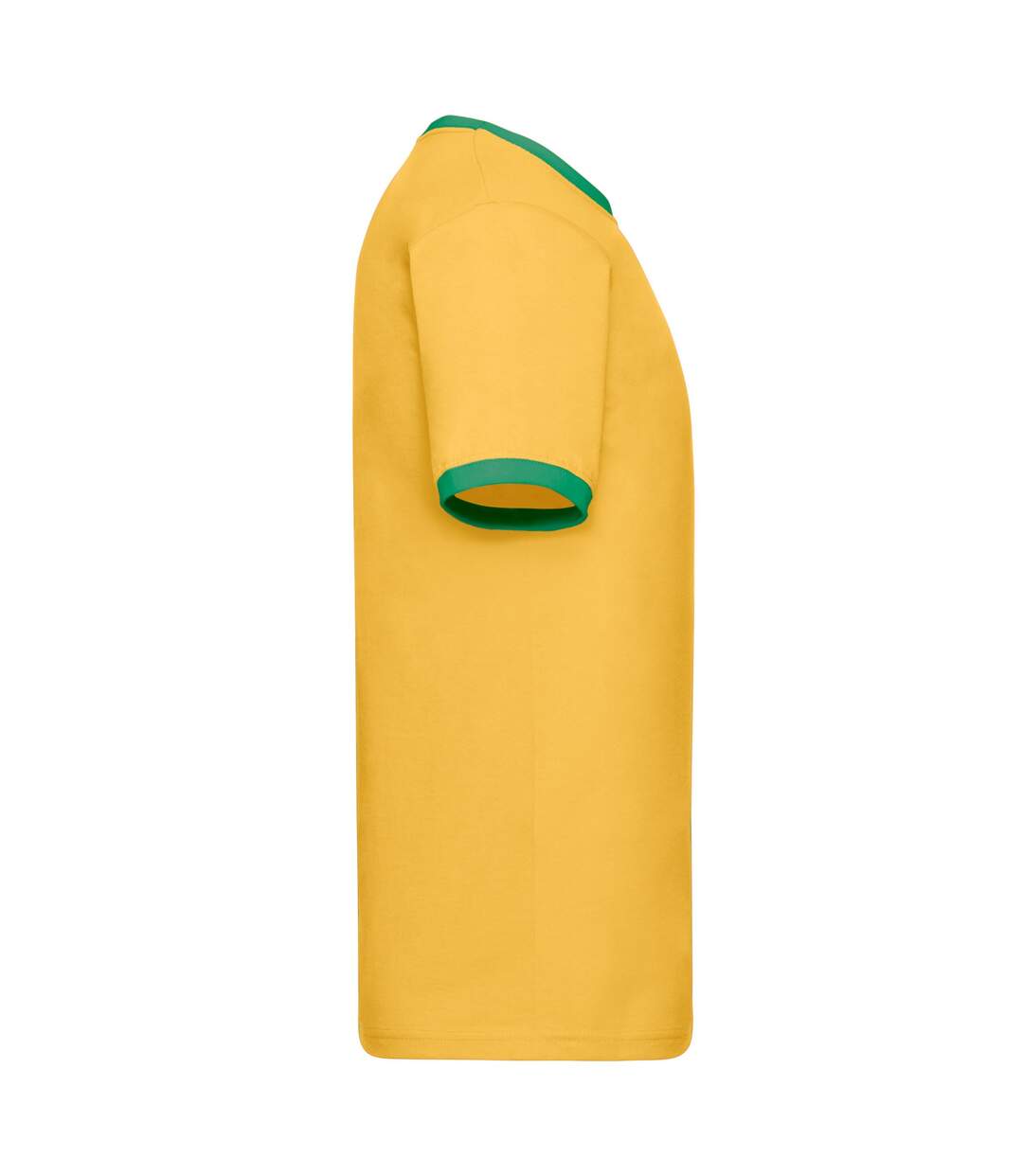 T-shirt Ringer Homme Tournesol Vert Fruit Of The Loom-3