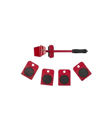 Kit de Déplacement Mobilier 5 Pièces 35cm Rouge