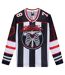 Maillot Hockey Motif/style Blondie Adulte Blanc Amplified-1