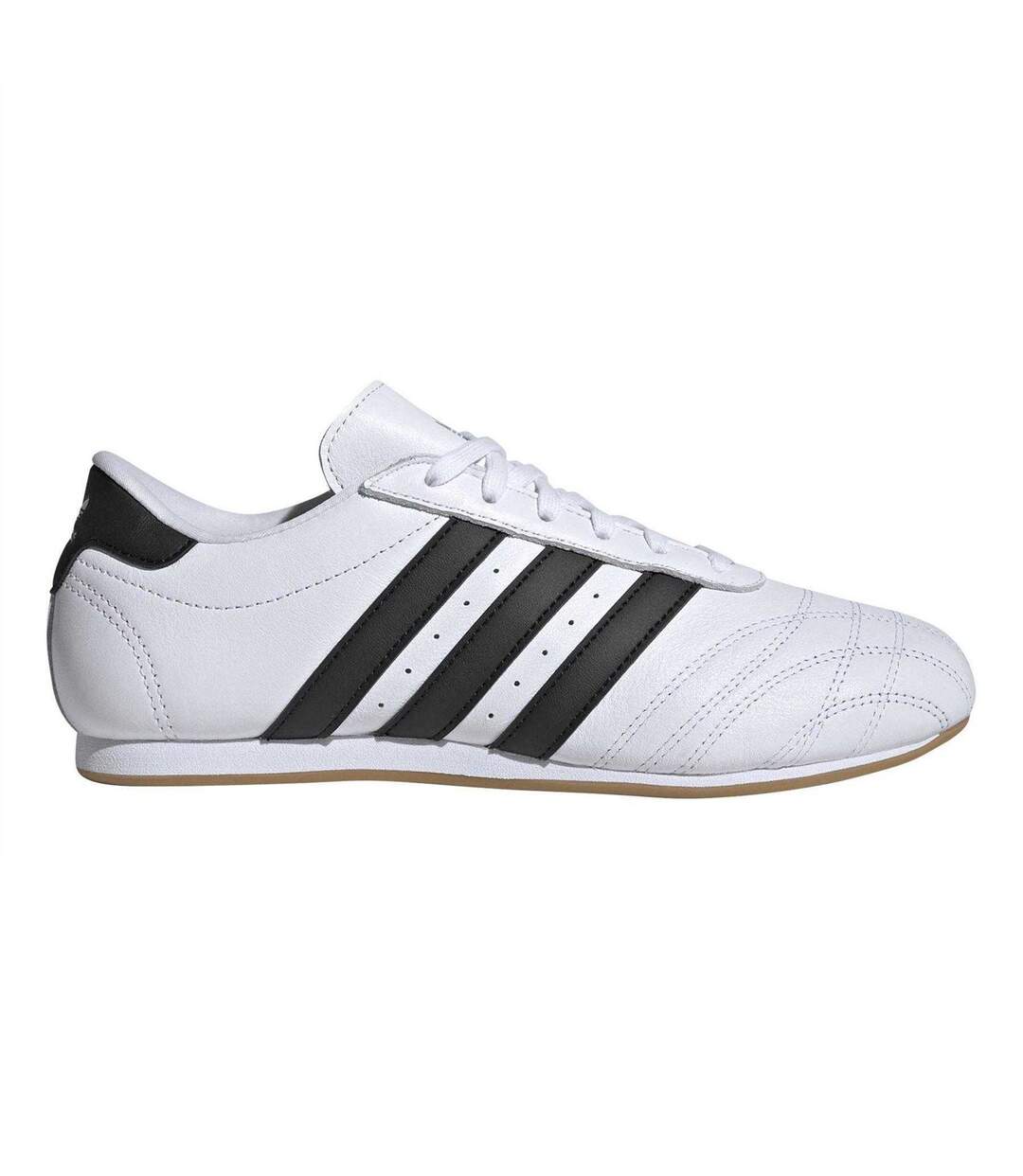 Baskets Taekwondo Femme Blanc Noir Adidas-1