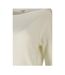 Pull Motif/style Côtelé Femme Blanc Minoti-4