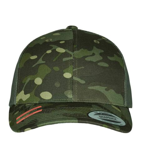 Casquette Trucker Motif/style Rétro Adulte Multicam Tropic Flexfit