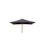 Parasol en Bois Naxos 300cm Noir-1