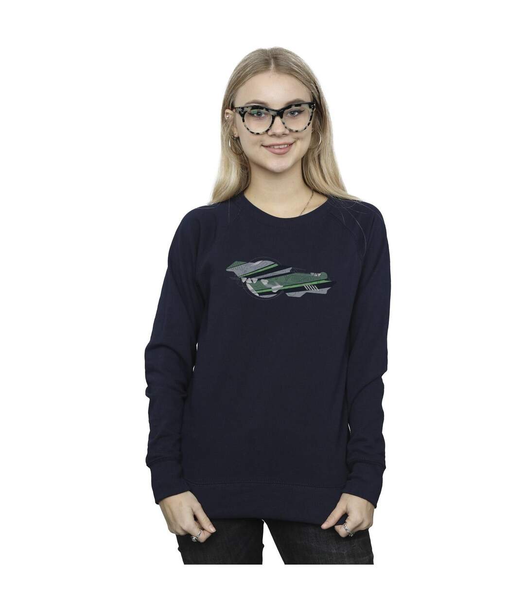 Disney - Sweat LIGHTYEAR GRAPHIC TITLE - Femme (Bleu marine) - UTBI25145-2