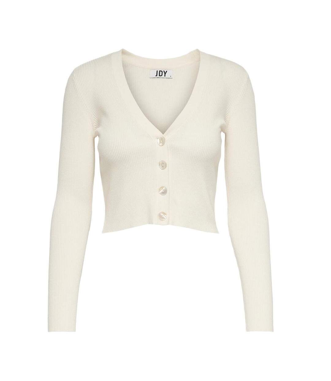 Gilet écru femme jdy donnel-3