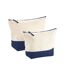 Sac À Accessoires 19 Cm X 18 Cm X 9 Cm Beige Pâle Bleu Marine Westford Mill-1