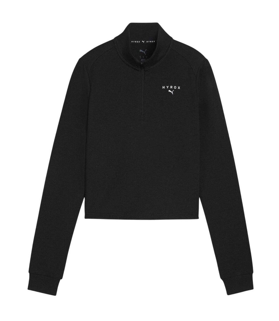 Womens/ladies Hyrox Performance Technical Top  Black Puma-1