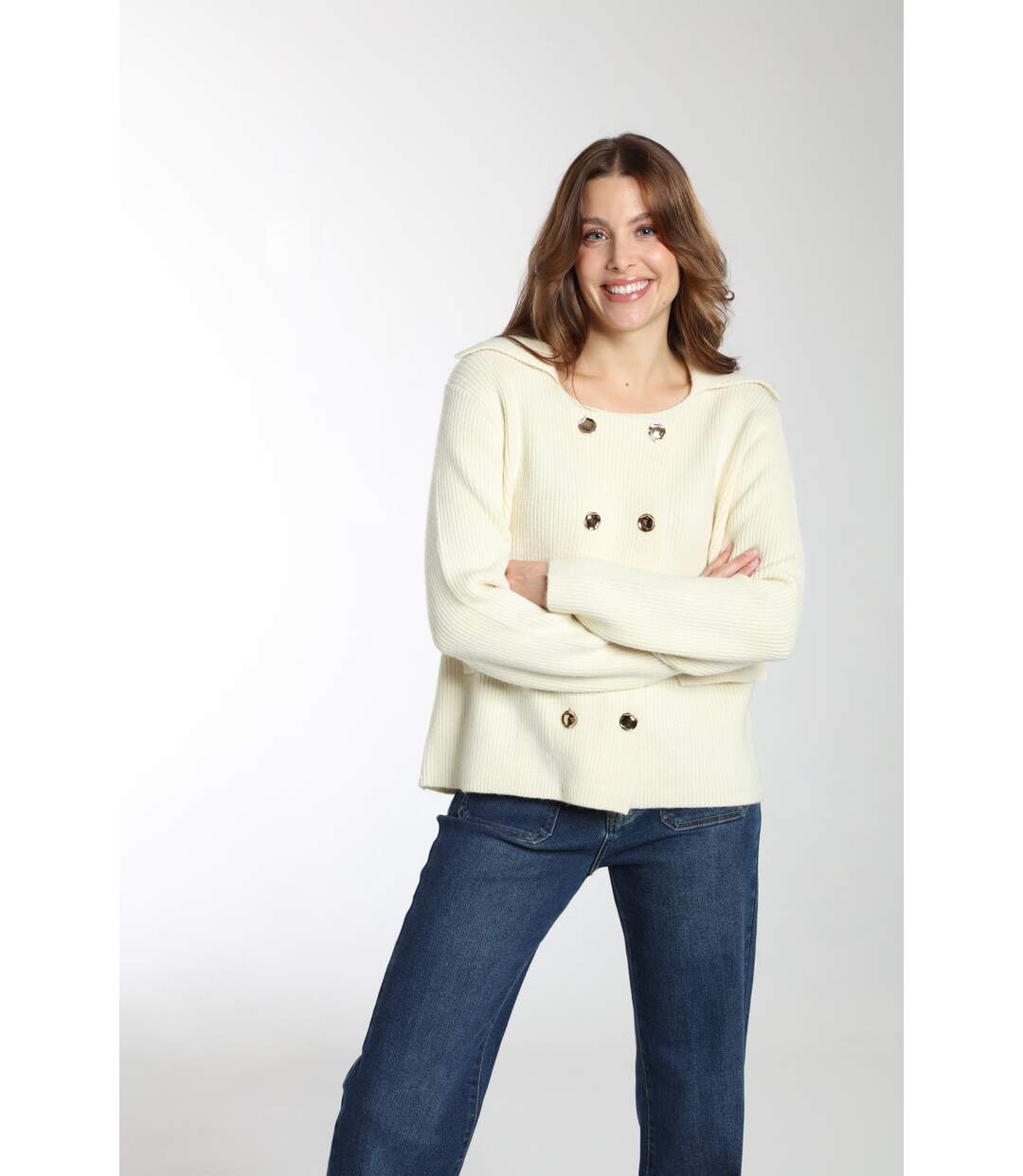 Gilet Oxyd  | Gerard Pasquier Avec Col Vareuse | Gerard Pasquier-3