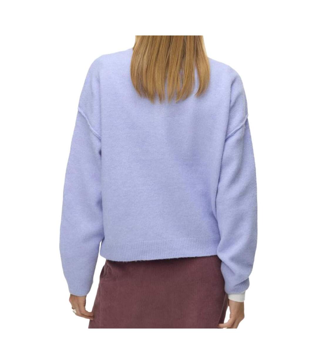 Pull bleu femme vero moda besti-2