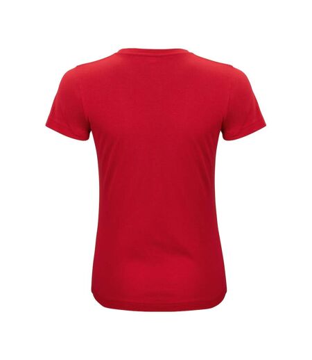 Clique Womens/Ladies Cotton T-Shirt (Red)