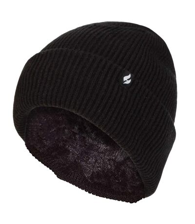 Heat Holders - Ladies Lined Ribbed Turnover Hat