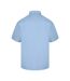 Absolute Apparel Mens Short Sleeved Oxford Shirt (Light Blue) - UTAB120