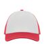 Bubble Trucker Cap White Red MidOcean-1