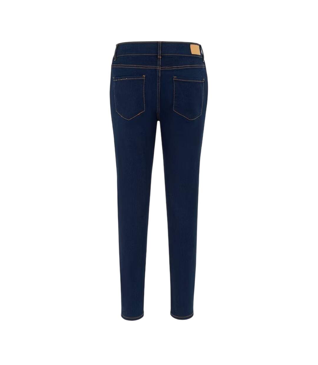 Womens/ladies Cotton Skinny Jeans Navy Firetrap-2