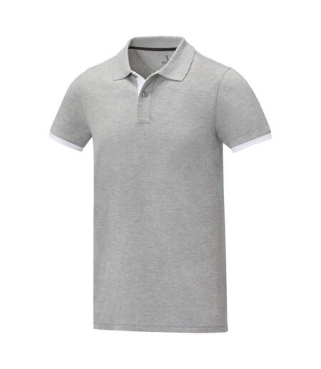 Elevate Mens Morgan Short-Sleeved Polo Shirt (Heather Grey)