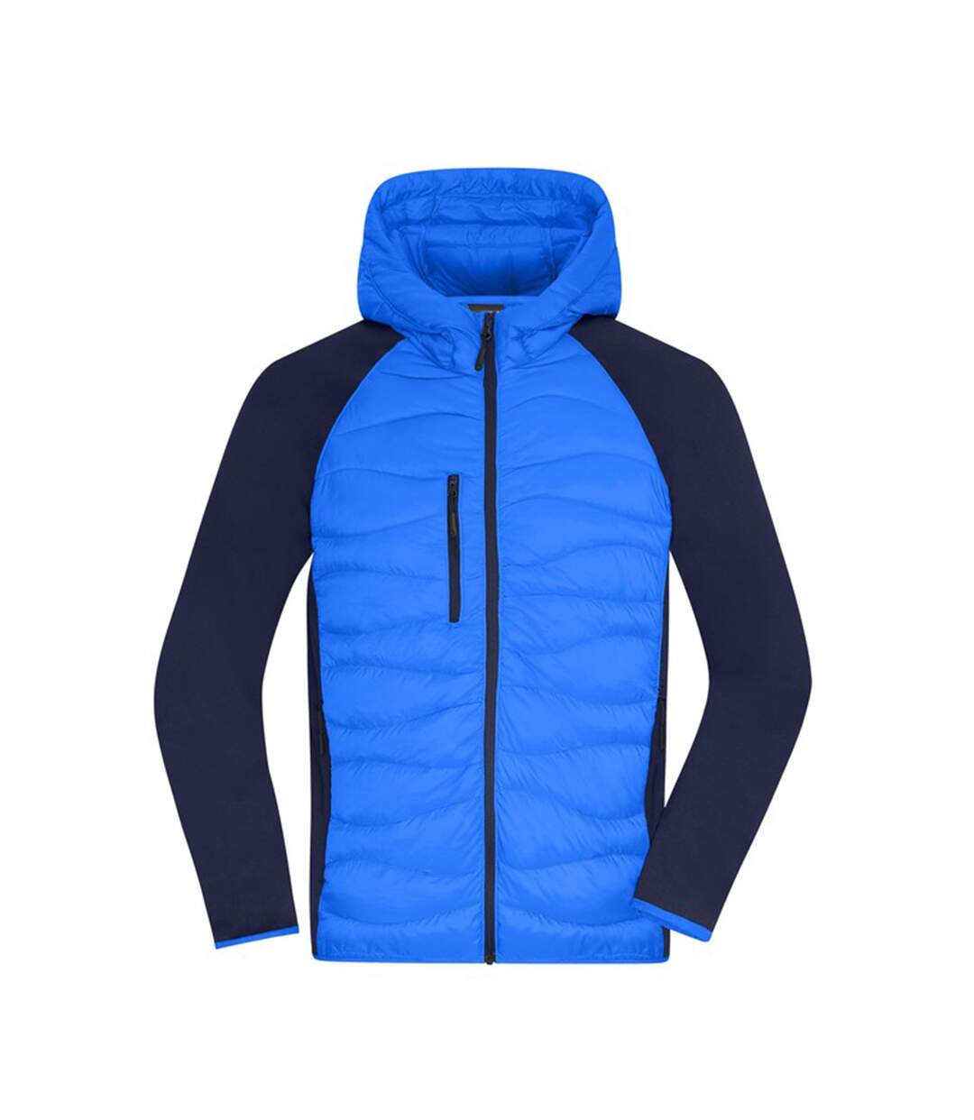 Doudoune Hybride Homme Bleu Bleu Marine James And Nicholson-1